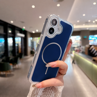 Magnetic  & Shockproof case in blue, compatible with SAMSUNG A37