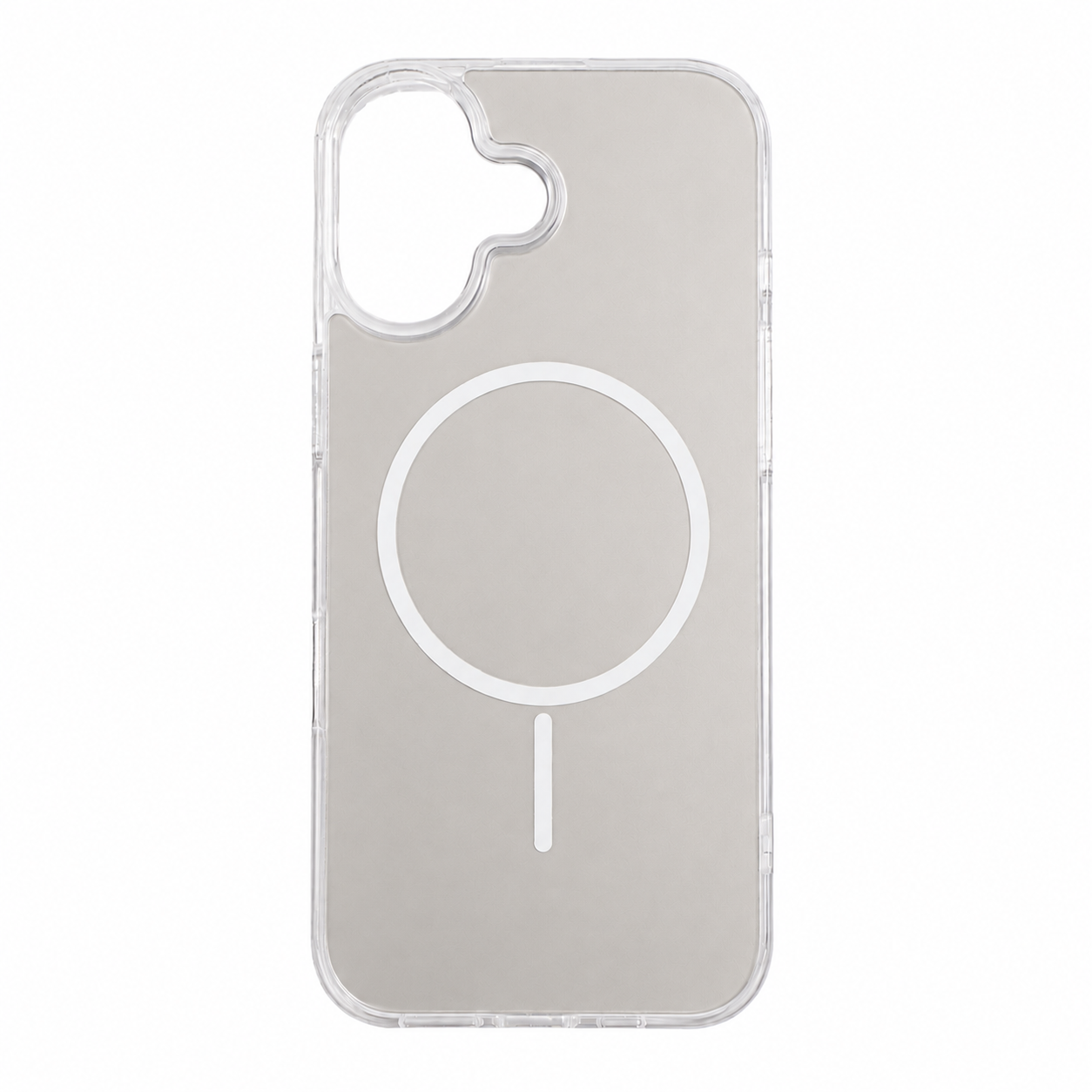 Magnetic  & Shockproof case in gold, compatible with SAMSUNG A37