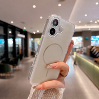 Magnetic  & Shockproof case in gold, compatible with SAMSUNG A37