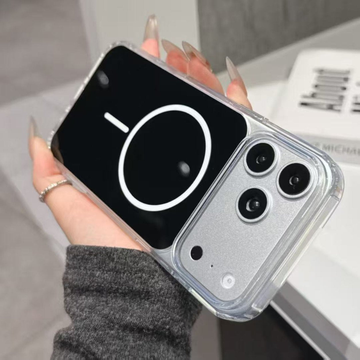 Magnetic  & Shockproof case in black, compatible with SAMSUNG S26 EDGE_PC84-SAMS26EDGEBK