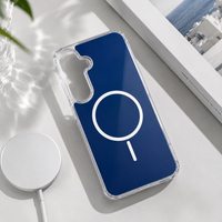 Magnetic Wireless Charging & Shockproof case in blue, compatible with SAMSUNG A27_PC84-SAMA27NV