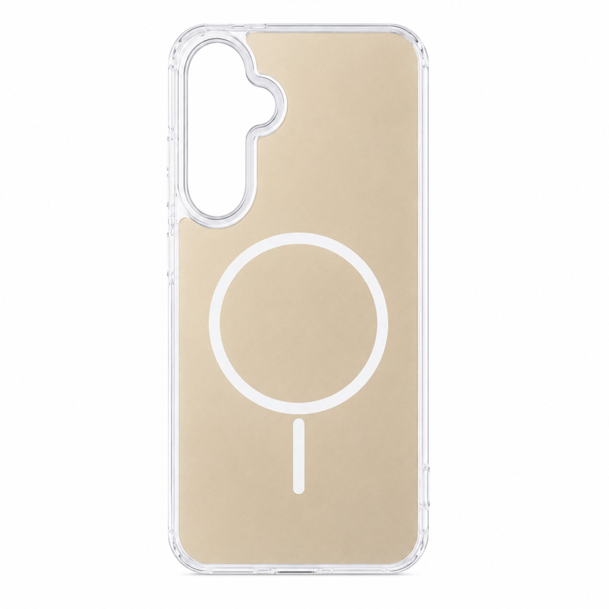 Magnetic Wireless Charging  & Shockproof case in gold, compatible with SAMSUNG A27_PC84-SAMA27GD