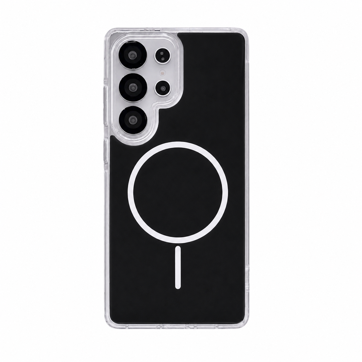 Magnetic  & Shockproof case in black, compatible with SAMSUNG S26_PC84-SAMS26BK