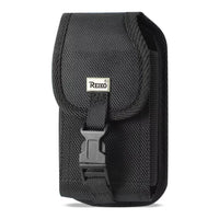 Reiko Vertical Rugged Pouch With Buckle Clip In Black (7.0X3.9X0.7 Inches)