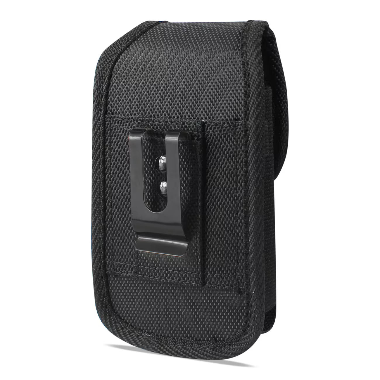 Reiko Vertical Rugged Pouch With Buckle Clip In Black (6.1X3.2X0.7 Inches)