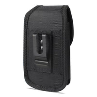 Reiko Vertical Rugged Pouch With Buckle Clip In Black (7.0X3.9X0.7 Inches)