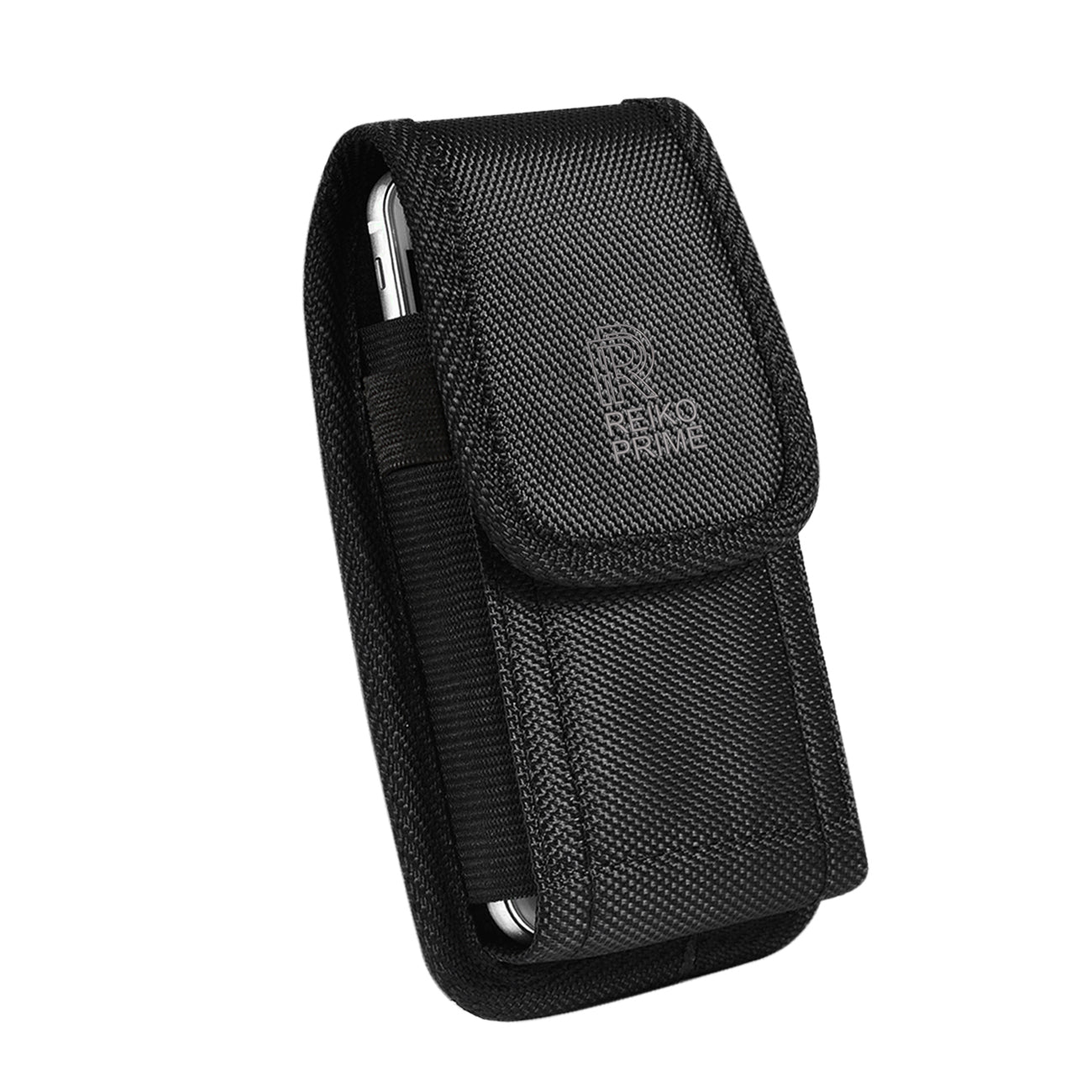 Reiko Vertical Rugged Pouch With Belt Clip In Black