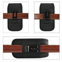 Reiko Vertical Rugged Pouch With Belt Clip In Black (4.4X2.3X0.9 Inches)