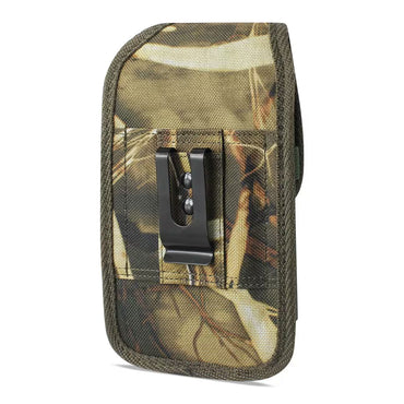 Reiko Vertical Rugged Pouch With Metal Belt Clip In Camouflage (5.8X3.2X0.7 Inches)