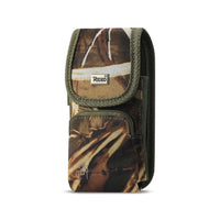 Reiko Vertical Rugged Pouch With Velcro And Belt Clip In Camouflage (5.8X3.2X0.7 Inches)