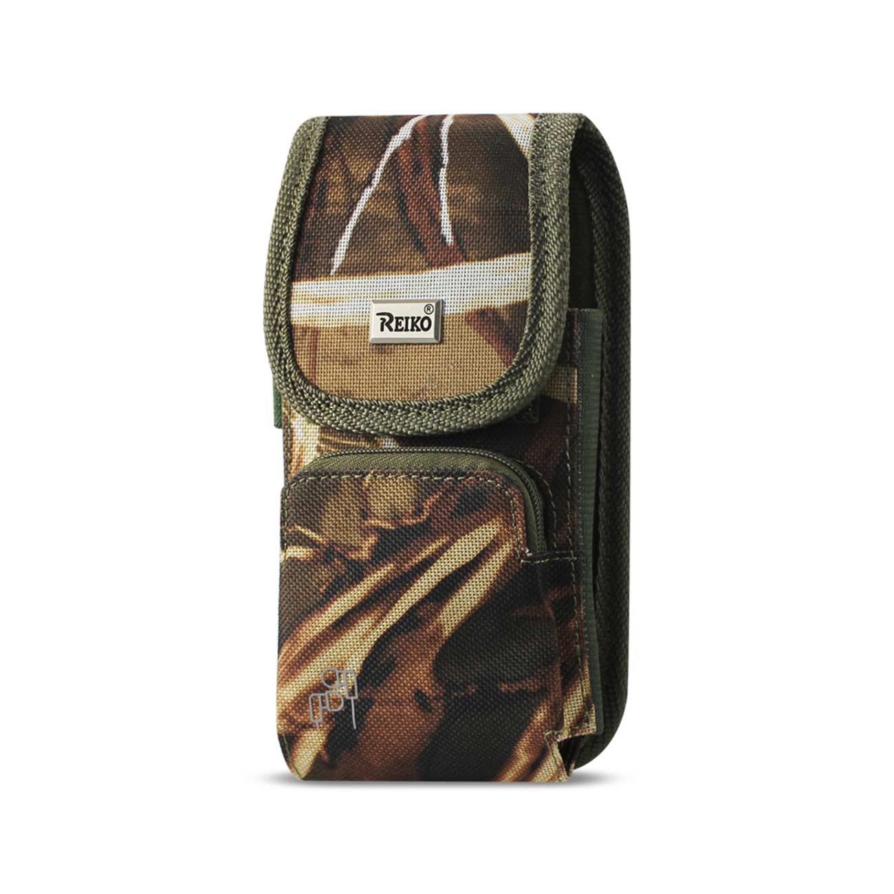 Reiko Vertical Rugged Pouch With Velcro And Belt Clip In Camouflage (6.4X3.5X0.7 Inches)