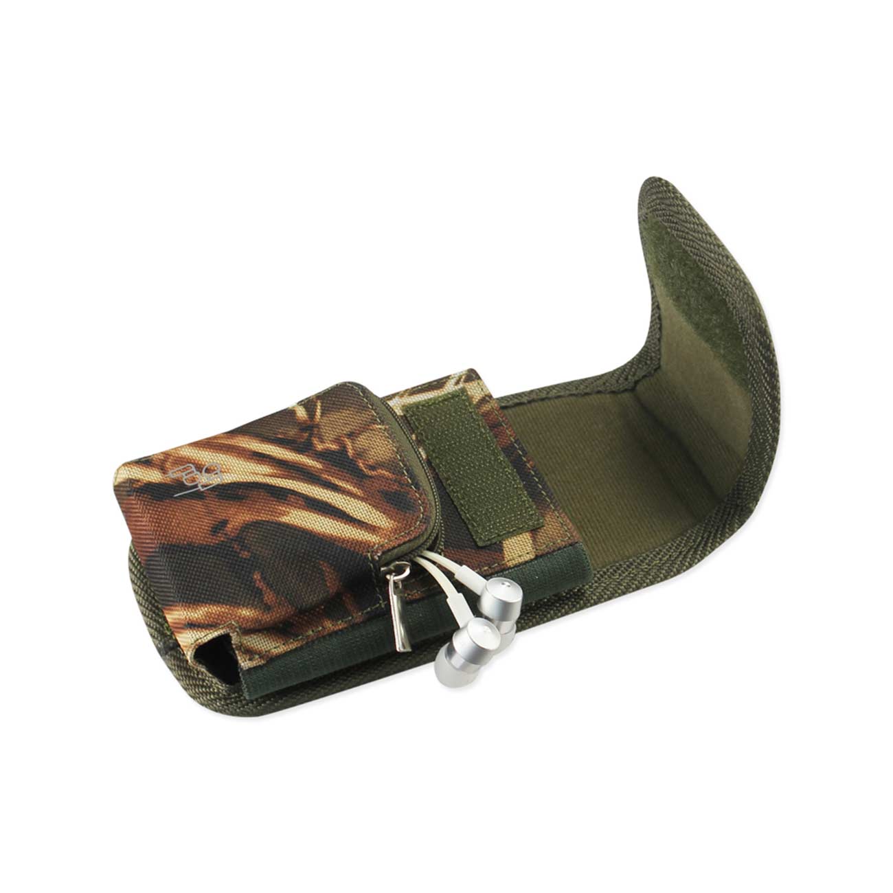 Reiko Vertical Rugged Pouch With Velcro And Belt Clip In Camouflage (5.8X3.2X0.7 Inches)