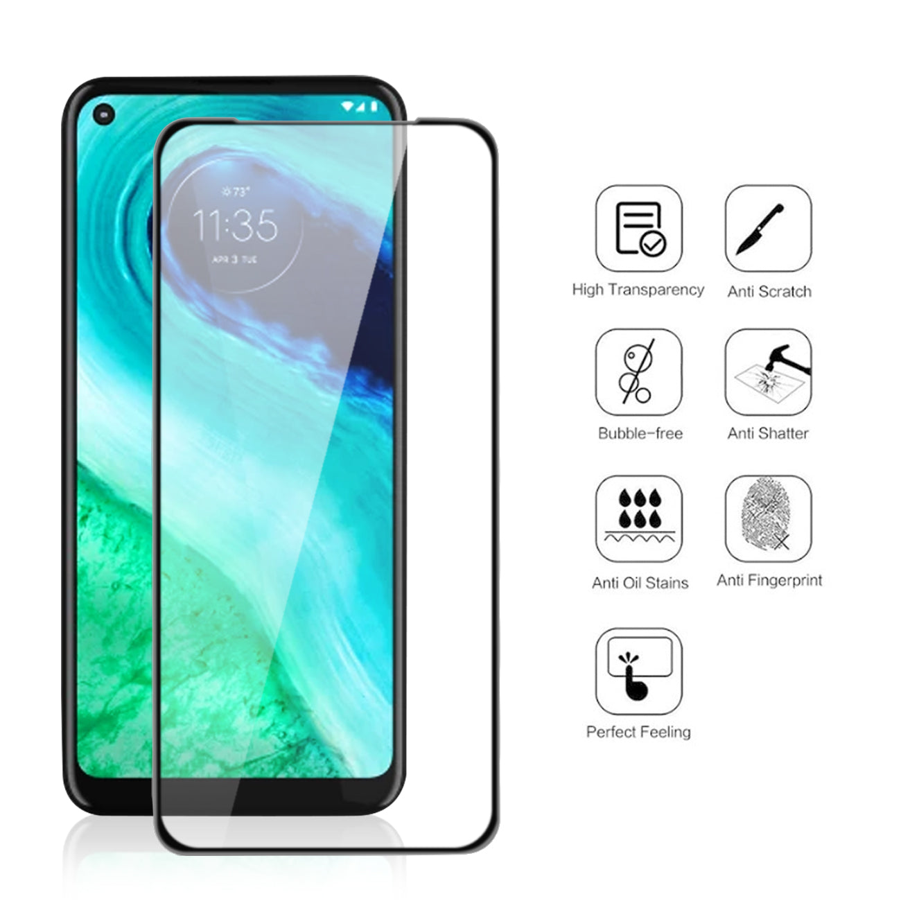 Reiko Motorola Moto G Fast 2.5D Super Durable Glass