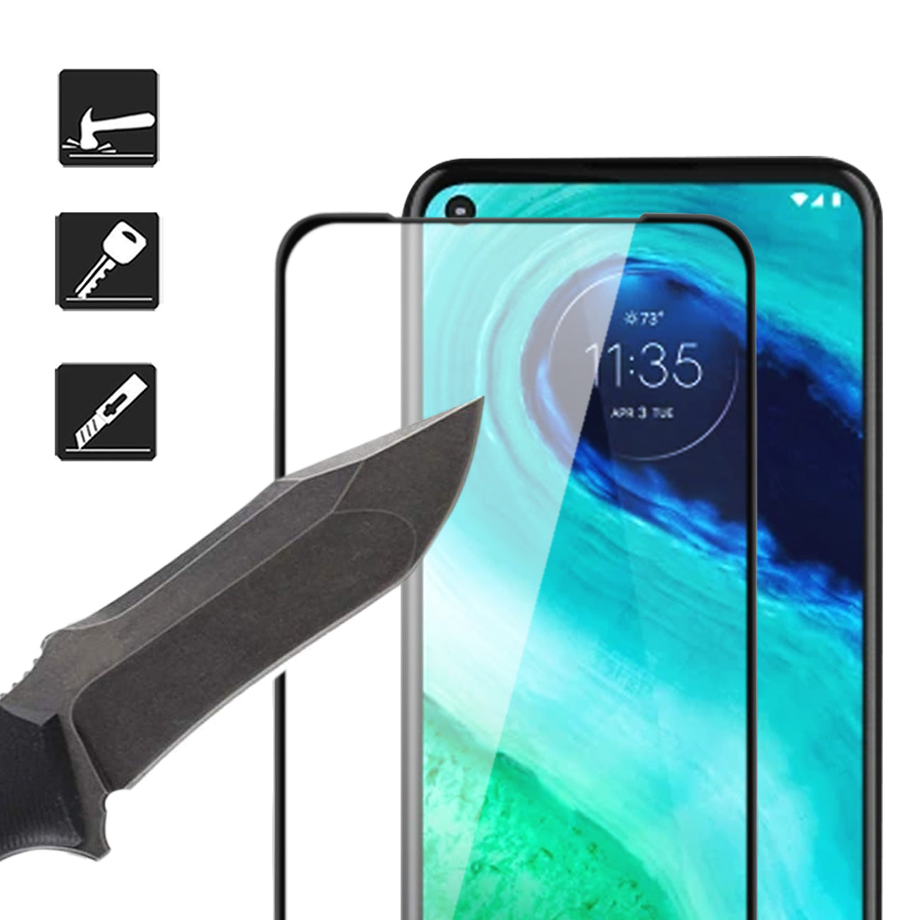Reiko Motorola Moto G Fast 2.5D Super Durable Glass