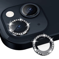 Diamond Camera Lens Protector, Diamond Tempered Glass Camera Cover Screen Protector for iPhone 17 AIR  In Black