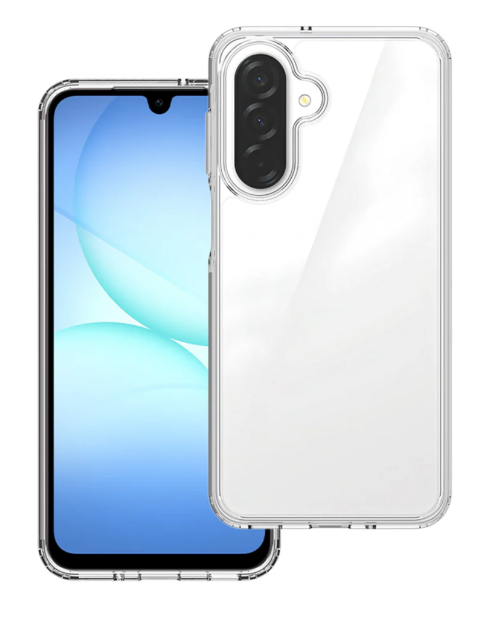 Reiko High Quality 2X Clean PC and TPU Bumper Case In Clear Compatible with SAMSUNG A17 , PC09-SAMA17-5GCL