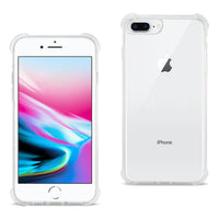 Reiko iPhone 8 Plus/iPhone 7 Plus Clear Bumper Case With Air Cushion Protection In Clear