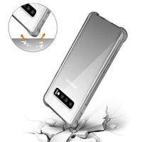 SAMSUNG GALAXY S10 Plus Clear Bumper Case With Air Cushion Protection In Clear Black