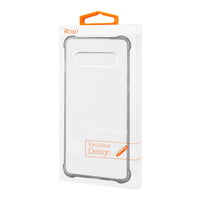 SAMSUNG GALAXY S10 Plus Clear Bumper Case With Air Cushion Protection In Clear Black