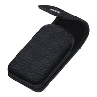 Reiko Vertical Rugged Custom EVA Pouch With Magnetic Closure and Belt Clip In Black (6.6 x3.5 x 0.7 Inches)