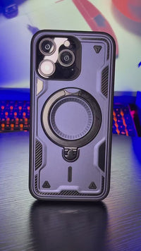 Reiko 360¡ã Rotating Magnetic Versatile Stand Gray Compatible with iPhone 16E