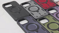 Reiko 360¡ã Rotating Magnetic Versatile Stand Purple Compatible with iPhone Samsung Galaxy S25 EDGE